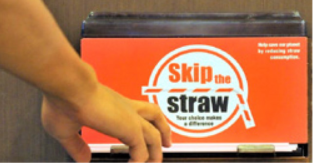 Pat on the back for ‘No Plastic Straw’ campaign
