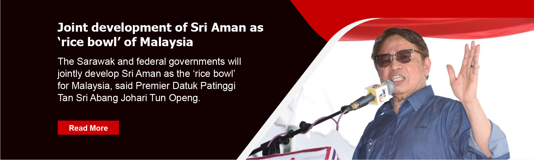 Joint development of Sri Aman as ‘rice bowl’ of Malaysia