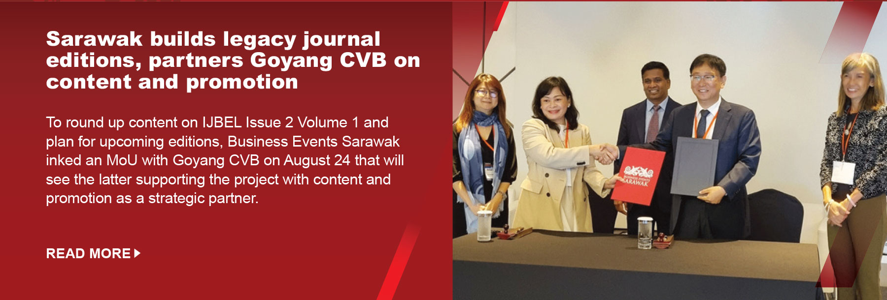 Sarawak builds legacy journal editions, partners Goyang CVB on content and promotion