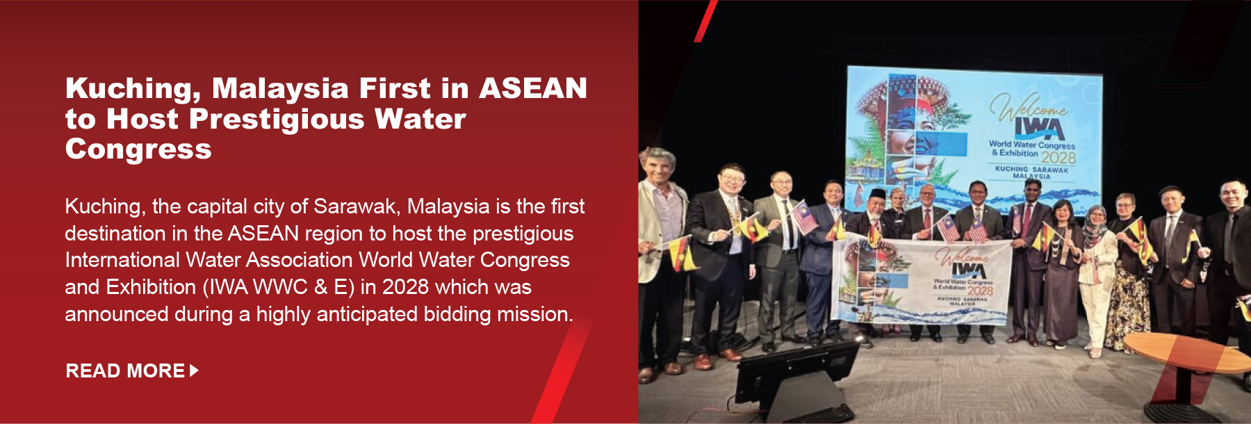 Kuching, Malaysia First in ASEAN to Host Prestigious Water Congress