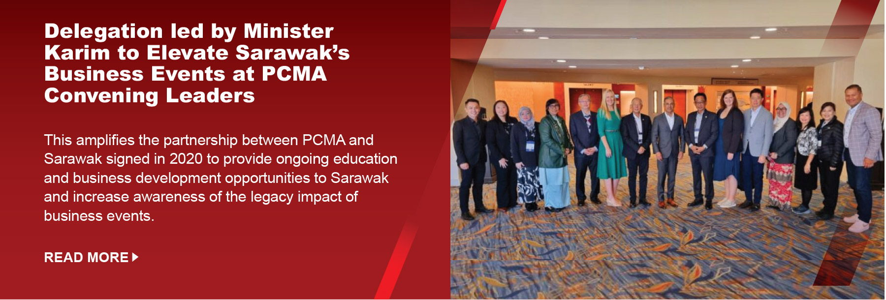 Delegation led by Minister Karim to Elevate Sarawak’s Business Events at PCMA Convening Leaders